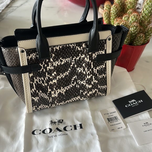 Coasch Swagger 21 snakeskin in excellent condition - Picture 3 of 11